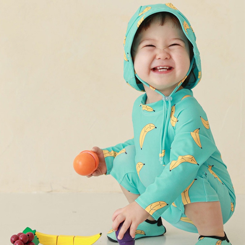 Bộ Đồ Bơi Một Mảnh Khô Nhanh Chống Nắng Cho Bé