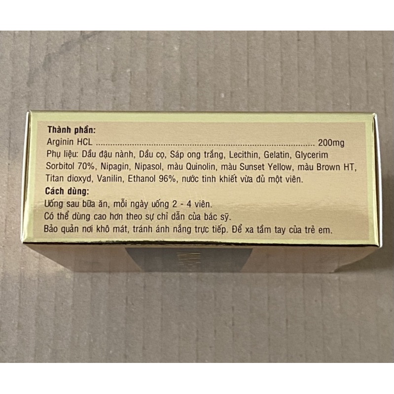 Viên uống hỗ trợ giải độc gan, tăng cường chức năng gan Fizez ARGININ 200