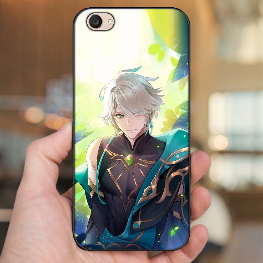 Ốp lưng Vivo V5, V5 Plus viền đen in hình Alhaitham Genshin Impact