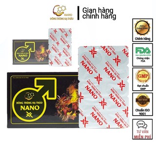 Viên Tăng Cường Sinh Lý Nam Nano X Đông Trùng Hạ Thảo Cải Thiện Yếu Sinh Lý Chiết Xuất Thảo Dược