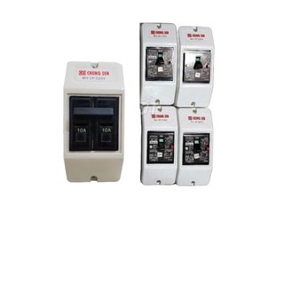 Hộp nhựa sử dụng Cầu dao chống quá tải nội địa Nhật Bản gắn tổng Mitsubishi -Fuji- Nito 30A