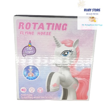 NGỰA PONY TRƯỢT VÁN, CÓ ĐÈN LED 5D VÀ NHẠC SÔI ĐỘNG