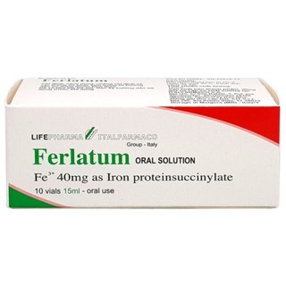 Sắt Ferlatum giúp bổ sung sắt
