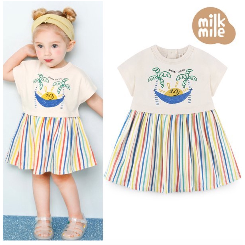 (90)Váy hè cotton đáp cầu vồng mbogop09 MM2