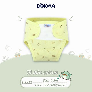 Tả vải dán sơ sinh cho bé Dokma