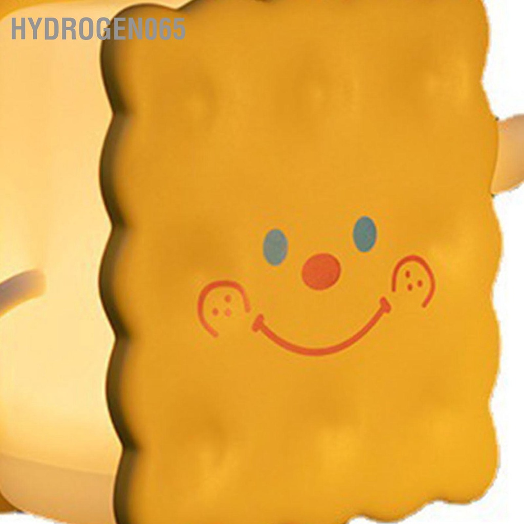 Hydrogen065 Đèn Ngủ Để Bàn LED Thiết Kế Bánh Quy Sạc USB Trang Trí Nhà Cửa Cho Văn Phòng