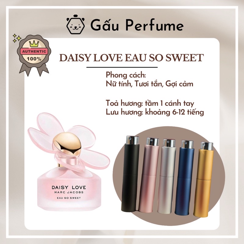 Mẫu thử Daisy Love Eau So Sweet chính hãng 10ML