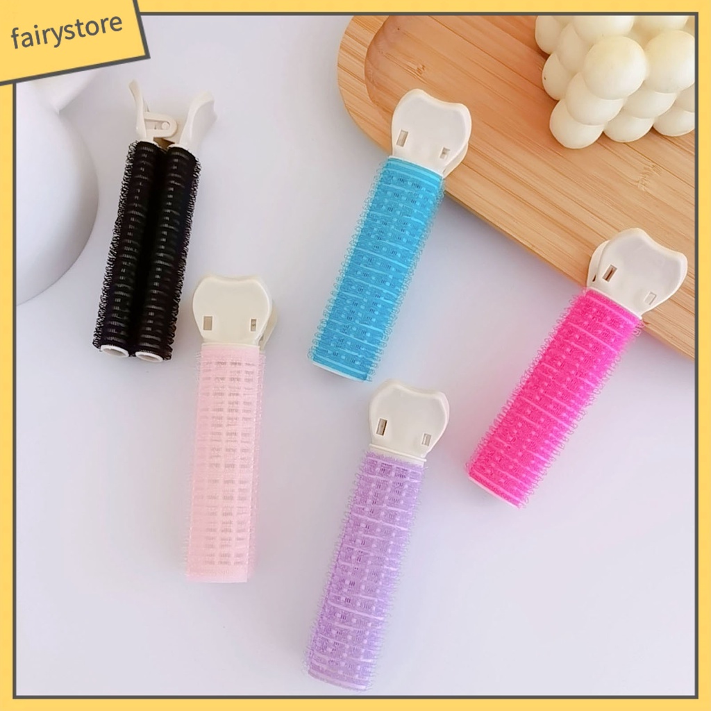 Kẹp Tóc Mái Bằng Nhựa Màu Sắc Ngọt Ngào Co Giãn Thời Trang Cho Nữ [Fairy1]