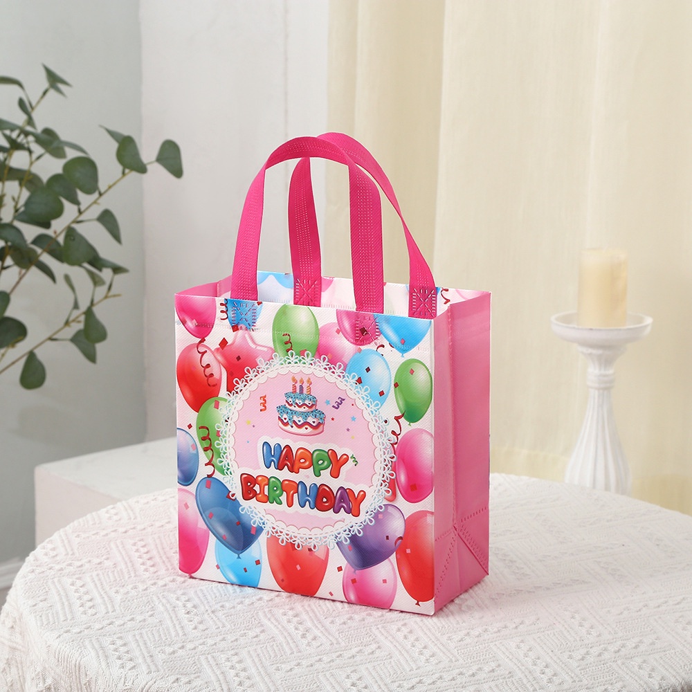 Túi Đựng Kẹo Bằng Vải Không Dệt Hàng Mới Dành Cho Tiệc Sinh Nhật Trẻ Em