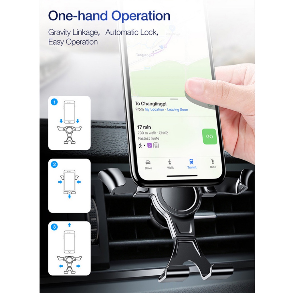 Giá Đỡ Điện Thoại / Thiết Bị Định Vị GPS Chống Sốc Khóa Tự Động Hình Hoa Hướng Dương