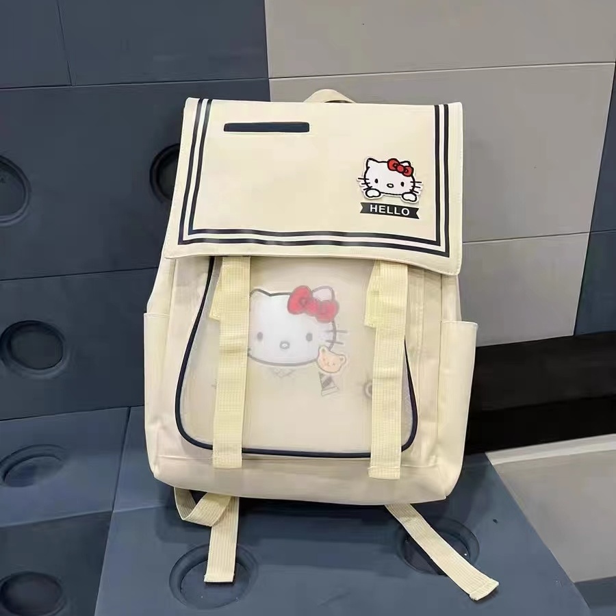 Balo Đi Học In Họa Tiết Hello Kitty Dễ Thương Thời Trang Cho Nữ