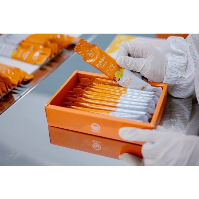 RUBISS DETOX giảm cân hộp 12 gói
