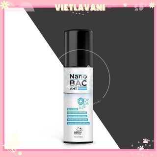 Chai xịt diệt khuẩn cộng nghệ Nano bạc AHT 100ml hương hoa hồng  - Bảo vệ vượt rội cho gia đình và trẻ nhỏ