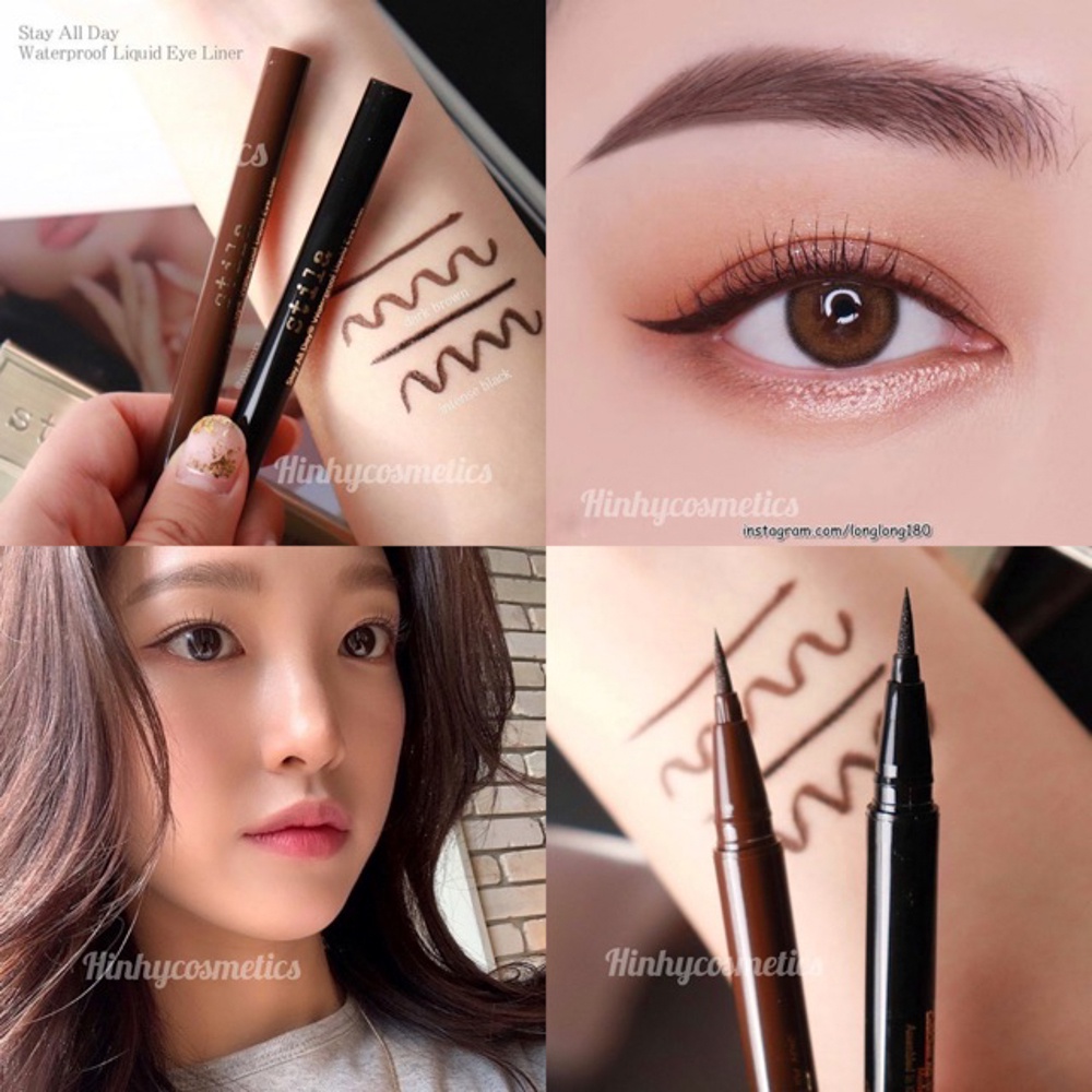 Kẻ mắt nước FOLY cut cat soft eyeliner không trôi lâu trôi chống nước trang điểm mắ bộ trang điểm chính hãng KM chumia
