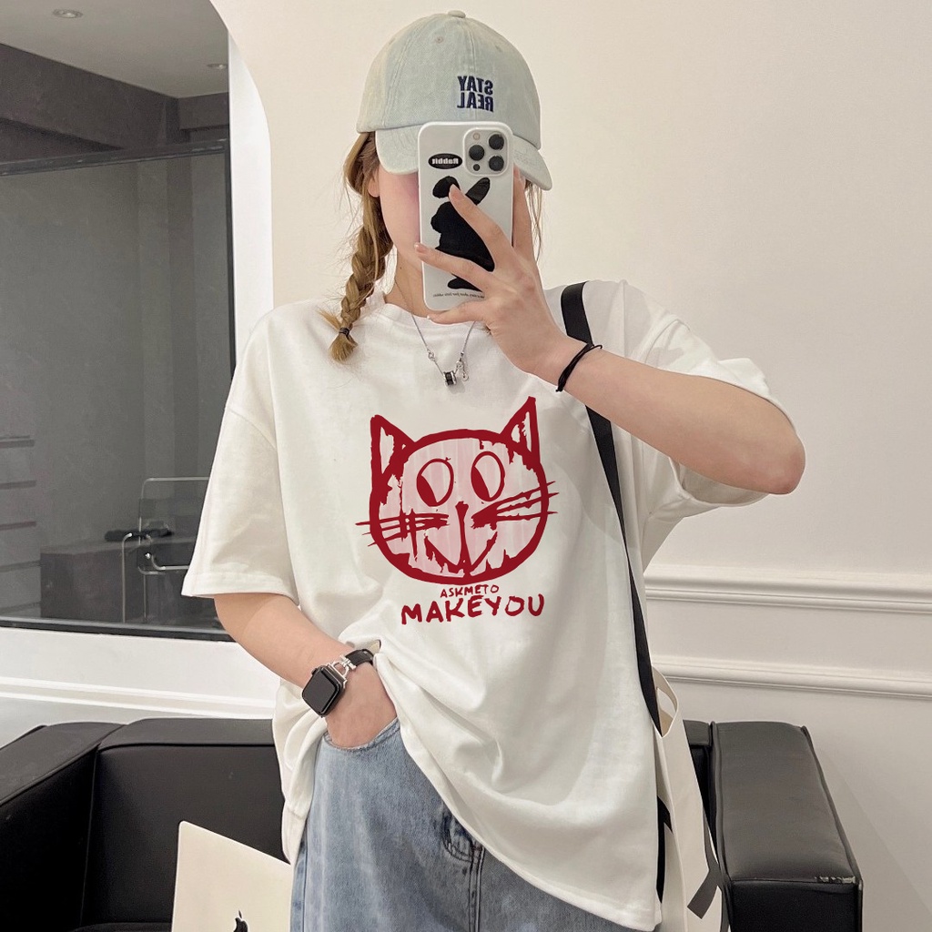 NRVP Áo Thun 100% Cotton Tay NgắN Plus Size Cho Nam Và Nữ