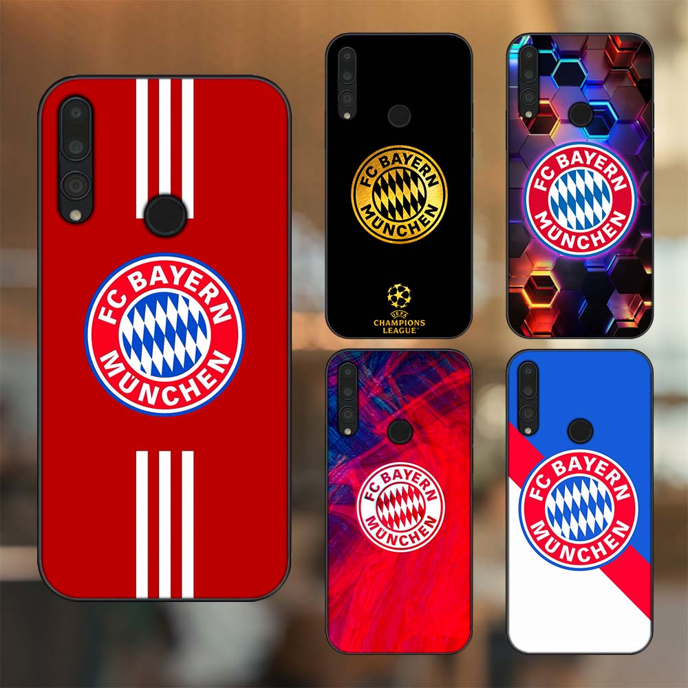 Ốp lưng Huawei Y9 Prime 2019 viền đen in hình CLB Bóng Đá Bayer Munich
