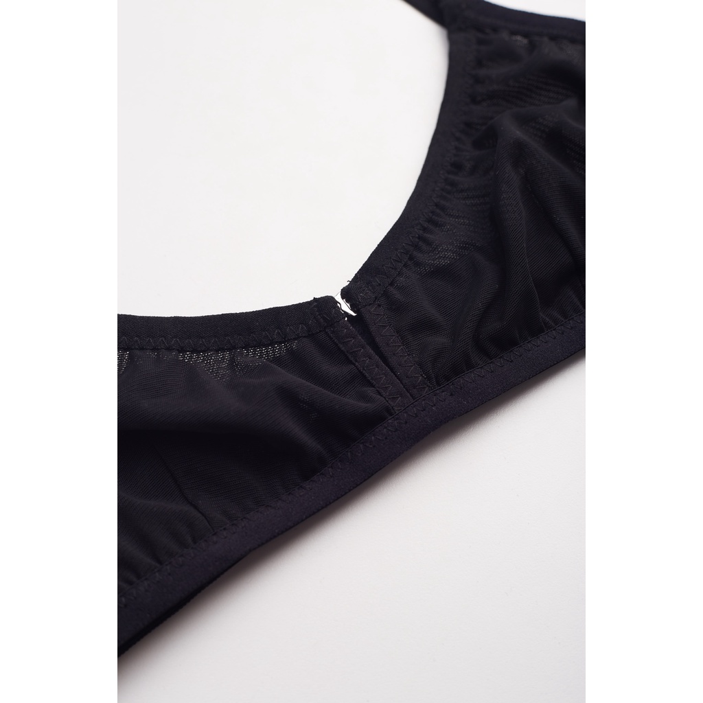 Áo lót Charmi sheer clasp đen kèm đệm mỏng Lace.thelabel | BigBuy360 - bigbuy360.vn