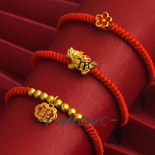 Dây Rút Pmrawc Chất Lượng Cao Chuyên Dùng | Dây Đeo Tay Màu Đỏ / Vàng 999 FS159 Có Thể Điều Chỉnh Tiện Dụng