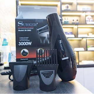 Máy sấy tóc Surker SK 3901 chính hãng công suất thật 3000w + Tặng lược sấy tóc Chaoba cao cấp