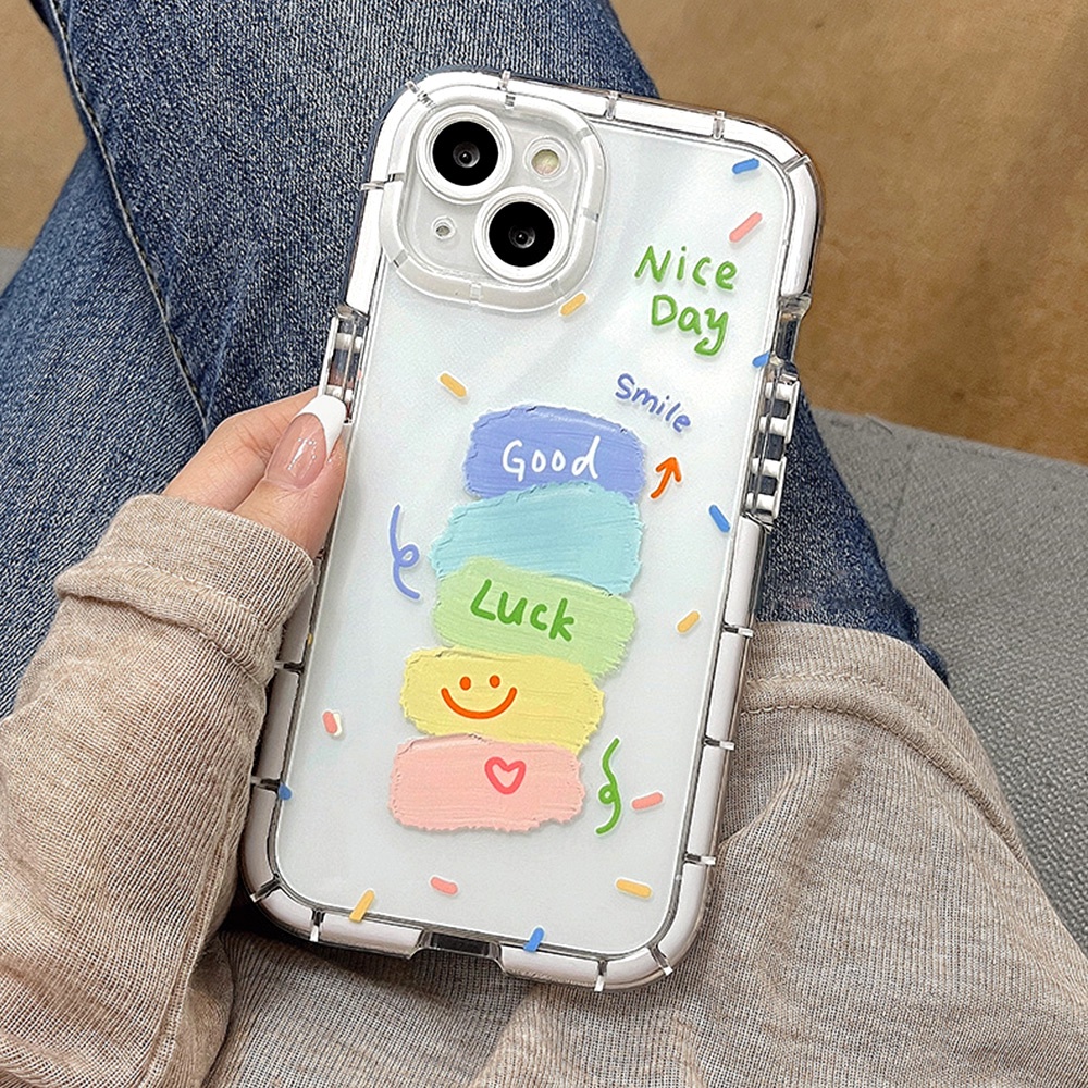 Ốp Điện Thoại TPU Mềm Chống Sốc Họa Tiết Graffiti Cho IPhone 11 12 13 14 Pro Max