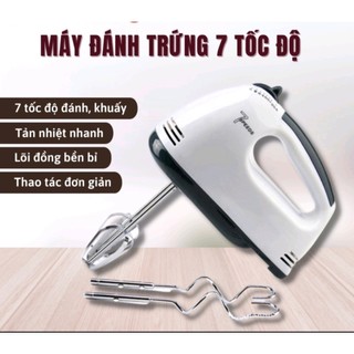 Máy đánh trứng cầm tay 7 tốc độ scarlett - công suất 180w
