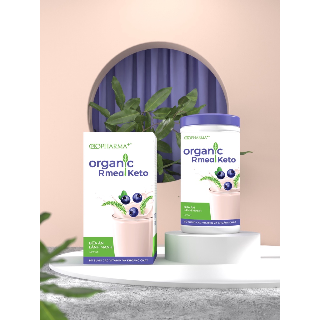 Bữa Ăn Lành Mạnh Organic Rmeal Keto,Bổ sung các vitamin,khoáng chất và dinh dưỡng,giảm nguy cơ gây béo phì,tim mạch