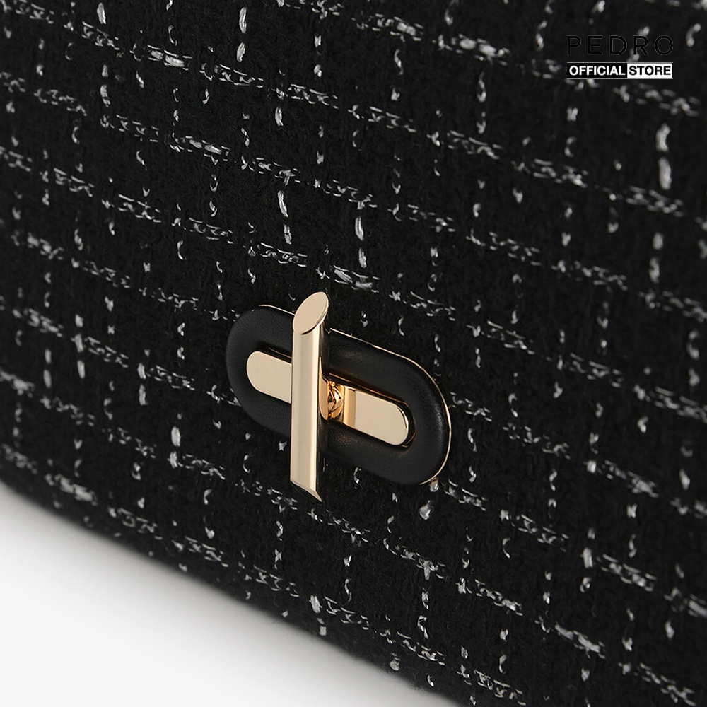 PEDRO - Túi đeo chéo nữ chữ nhật Tweed PW2-76610041-01