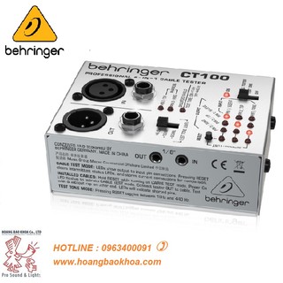 CT100 Bộ Test Dây Behringer