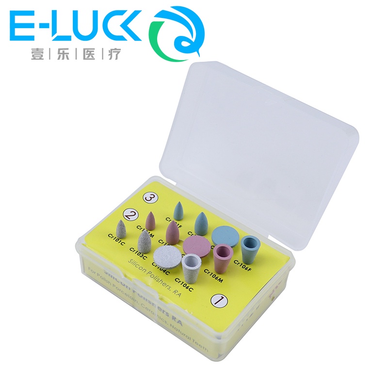 Bộ 12 Đầu Mài Đánh Bóng Nha Khoa Tốc Độ Thấp Bằng Cao Su Silicone RA4112