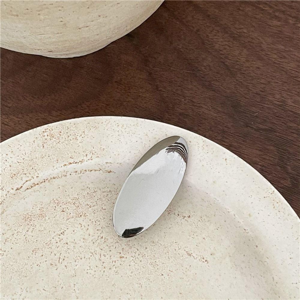 Kẹp Tóc Mái Bằng Kim Loại Trơn Mịn Cho Nữ