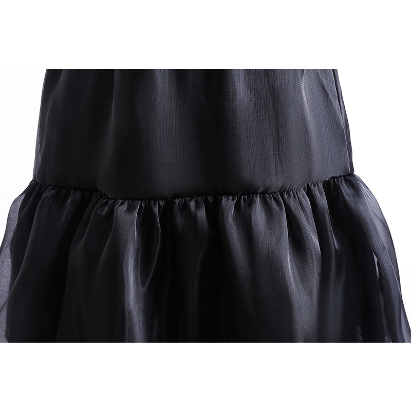 Đầm Ren Đen Hóa Trang Adams 2023 Cho Bé Gái Từ 3-12 Tuổi