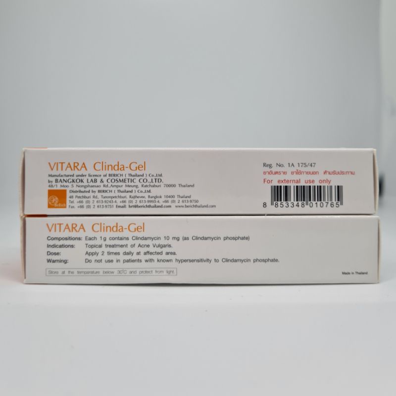 VITARA CLINDA GEL - Kem dưỡng da giảm m ụn