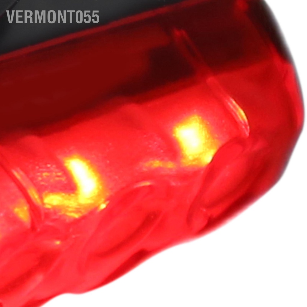 Có thể bán buôn Bộ đèn xe đạp siêu sáng có thể sạc lại USB Đèn pha phía trước và đèn hậu phía sau cho xe đạp đường núi vermont055 Hàng giao ngay