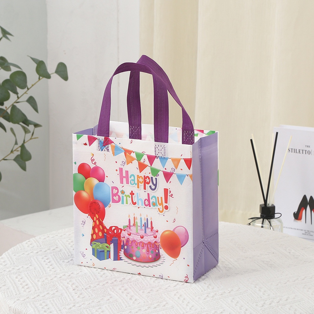 Túi Đựng Kẹo Bằng Vải Không Dệt Hàng Mới Dành Cho Tiệc Sinh Nhật Trẻ Em