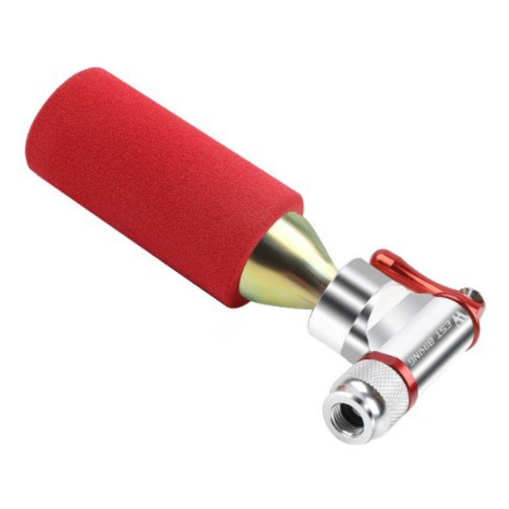 Đầu Bơm Hơi CO2 Màu Đỏ / Đen Chuyên Dụng Cho Xe Đạp