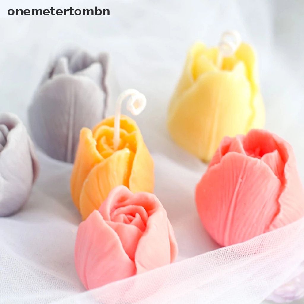 Khuôn Silicone Tự Làm Bánh Tạo Hình Hoa Tulip 3D Tiện Dụng