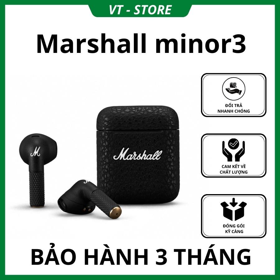 Tai Nghe Bluetooth Không Dây Marshall MINOR 3 Âm Thanh Đỉnh Cao - BẢO HÀNH ĐỔI MỚI