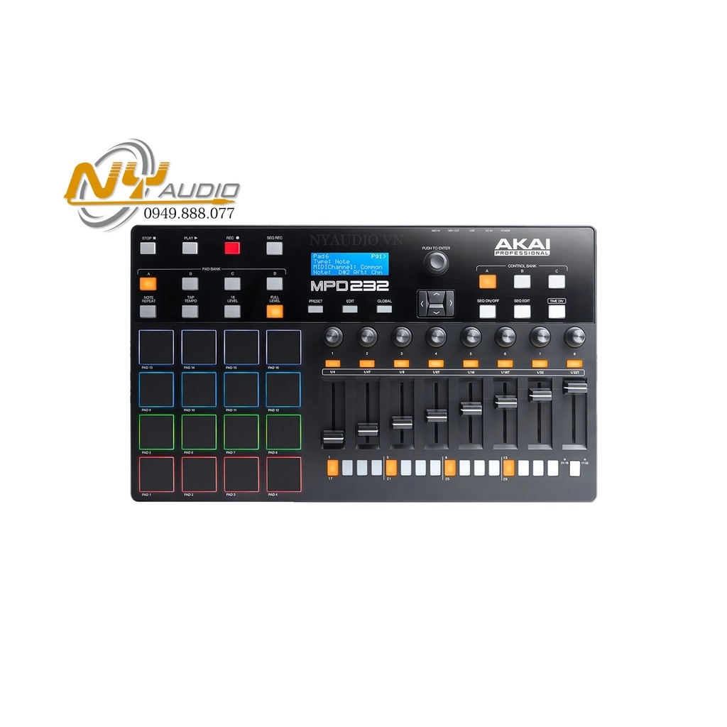 Akai MPD232 Step Sequencer MIDI Controller