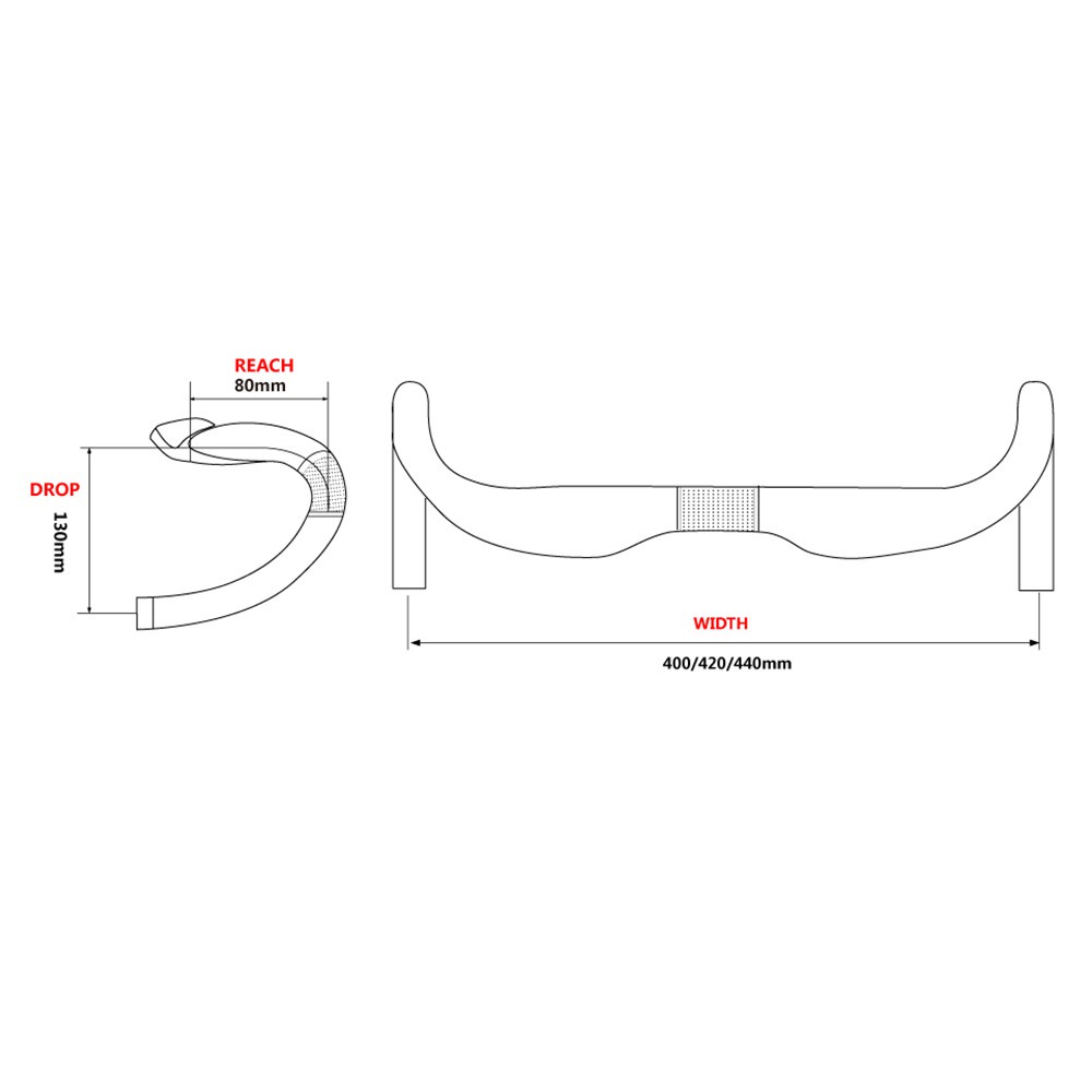 Oem Nhãn Dán Sợi Carbon 3K Nhiều Màu Sắc Màu Đỏ / Bạc / Đen Gắn Tay Lái Xe Đạp