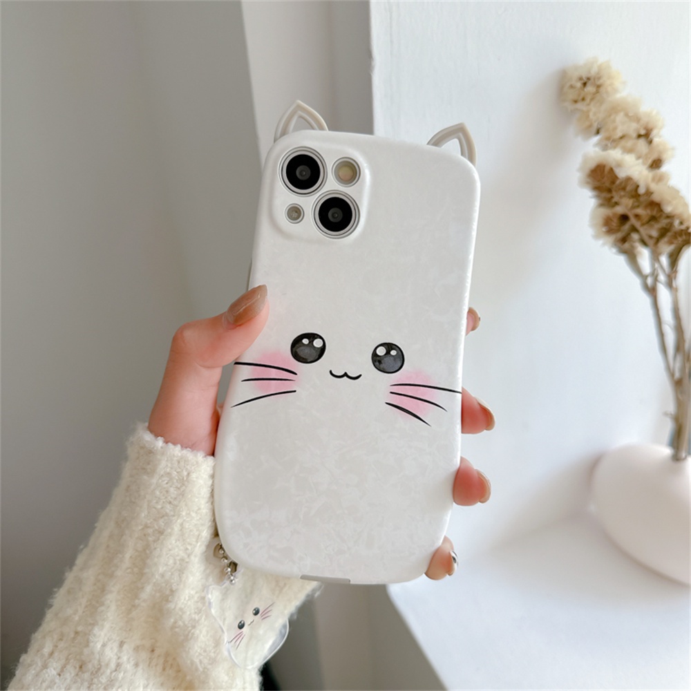 Ốp Điện Thoại tpu Mềm Hình Mèo 3d Cho iphone 15 14 13 12 11 pro max 12pro 13pro 14pro 14plus 15pro 14promax 15promax x xs max xr 7 8 plus