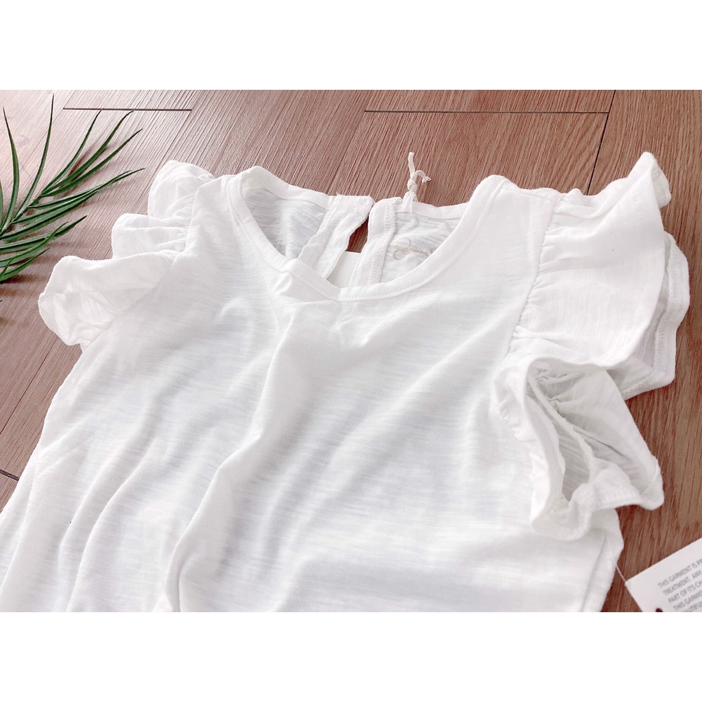 Áo cotton Jessica Jimpson tay nhún xòe 3 màu BG size 12m - 6y