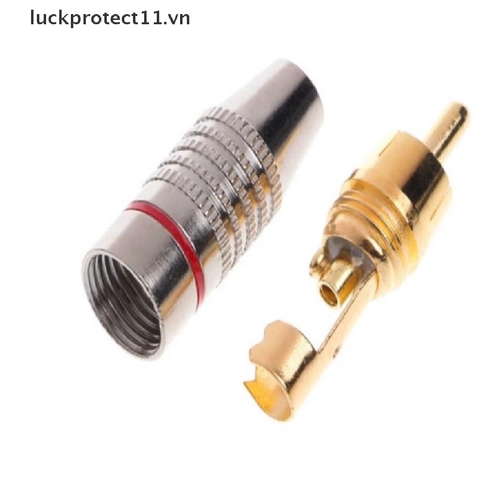 * 3c &amp; Mới * 10 Giắc Cắm Âm Thanh RCA Mạ Vàng