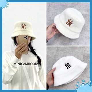 Mũ tròn mlb ,nón bucket lông cừu ny fleece bucket ,mũ thời trang
