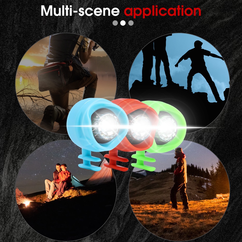 Đèn Pha 3 Chế Độ Gắn Giày Chạy Bộ / Cắm Trại / Đi Bộ Ban Đêm Cho Bé