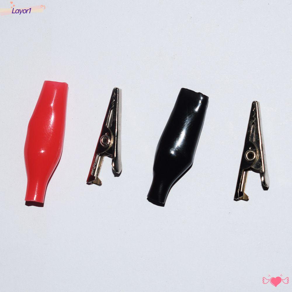 Set 1 / 50 Kẹp Cá Sấu Thử Điện Mini Bằng Kim Loại