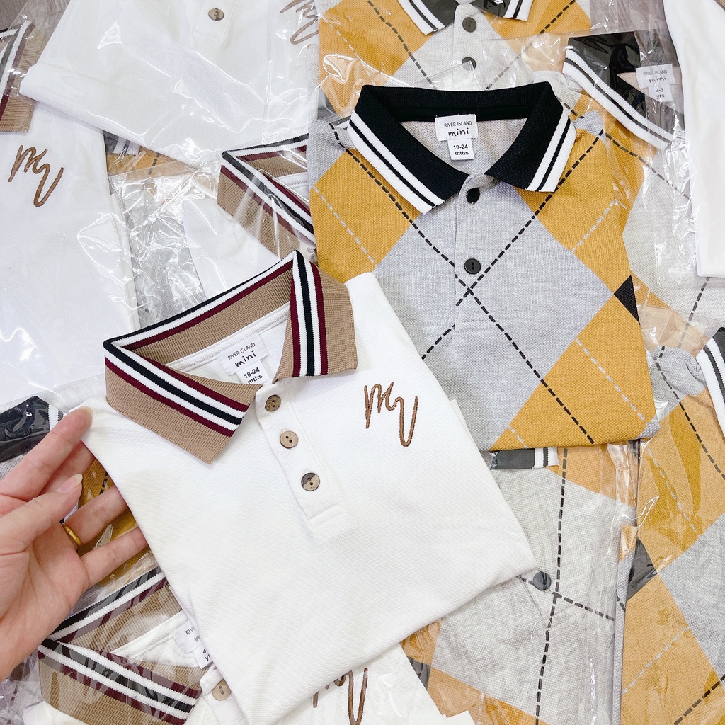 Set 2 Áo Polo Bé Trai Chất Đẹp - Combo 2 Áo Polo Cho Bé Hàng Thiết Kế Thời Trang Cao Cấp Chuẩn Form