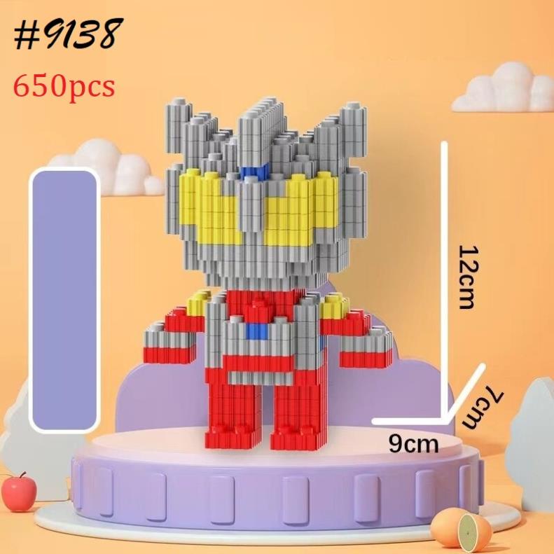 Đồ Chơi Lắp Ráp Mô Hình lle-Go 3D Nhân Vật Hoạt Hình Siêu Nhân Gao - Full Mẫu - Smarttool