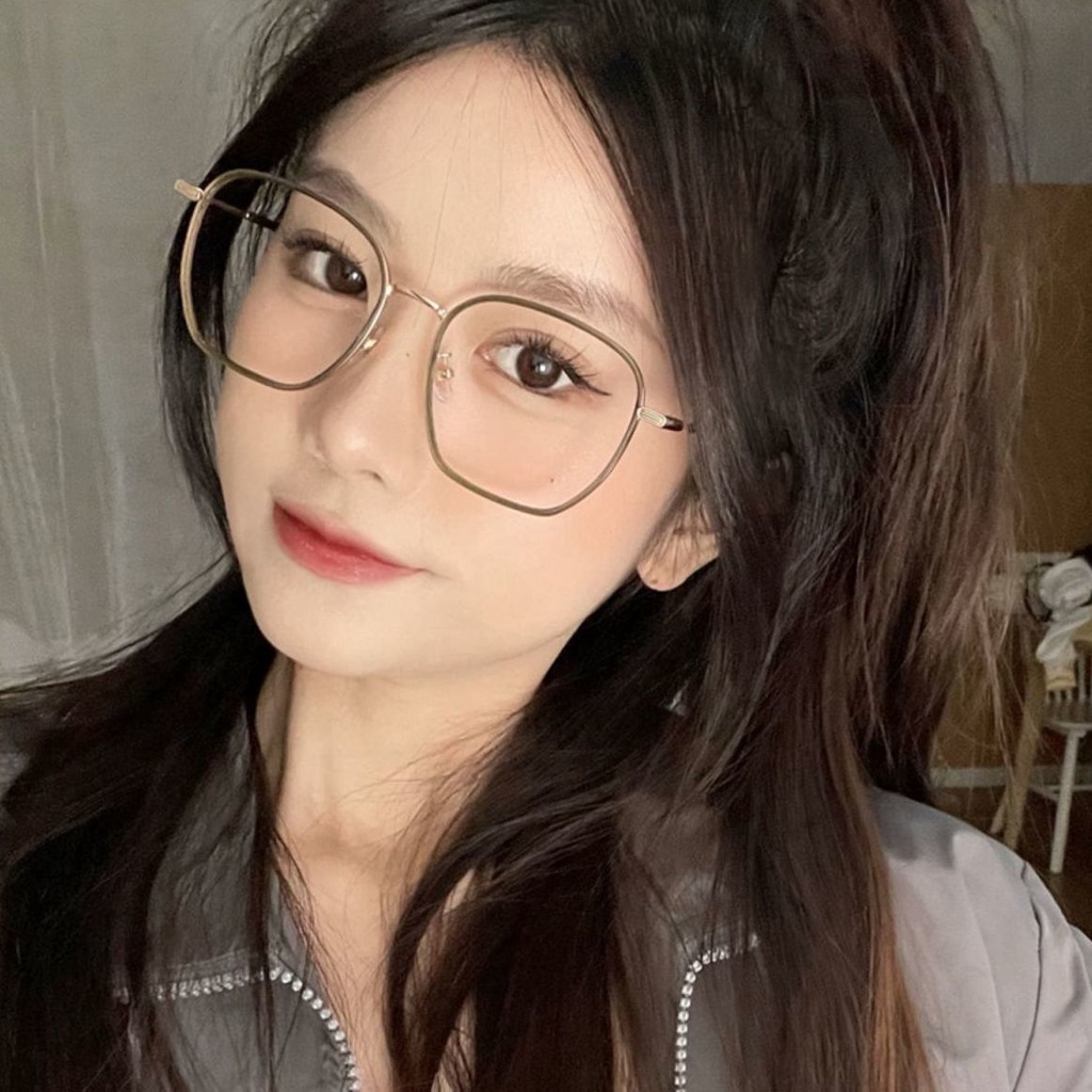 Ultra Mắt Kính Gọng Lớn Siêu Nhẹ Chống Bức Xạ Cho Nữ