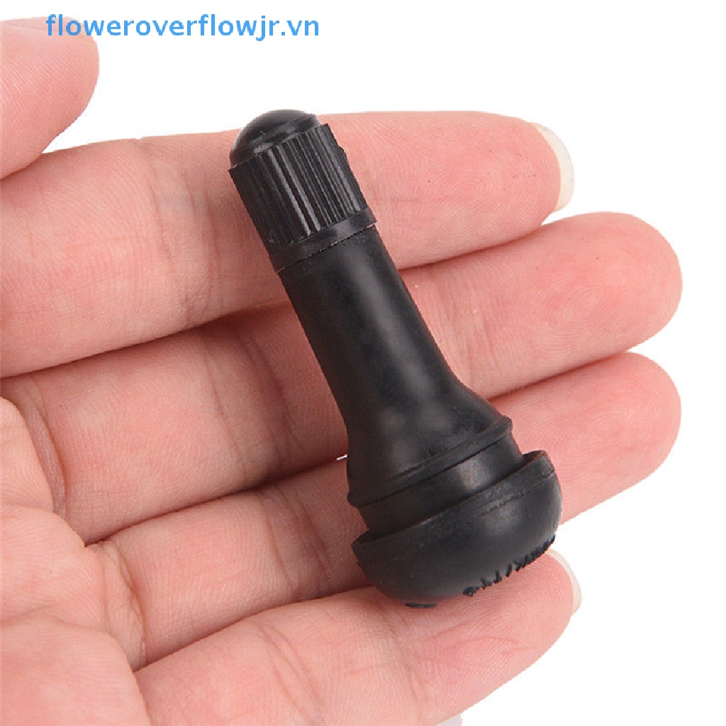 4 Van Cao Su Không Ruột TR412 Bằng Hợp Kim Chrome Cho Xe Hơi Xe Máy