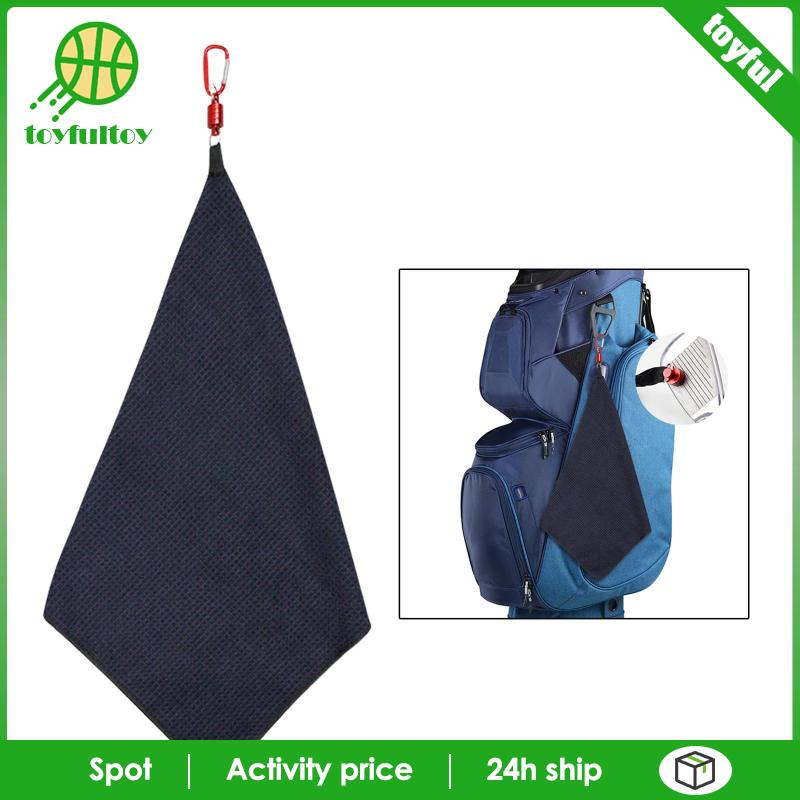 Khăn Lau Gậy Đánh Golf 40x40cm Có Kẹp Tiện Dụng